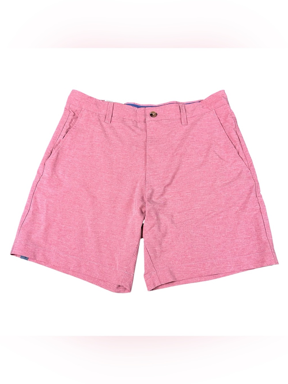 Crown & Ivy Men’s 34 Motion Flex Shorts XOXO Pink Stretch NWT